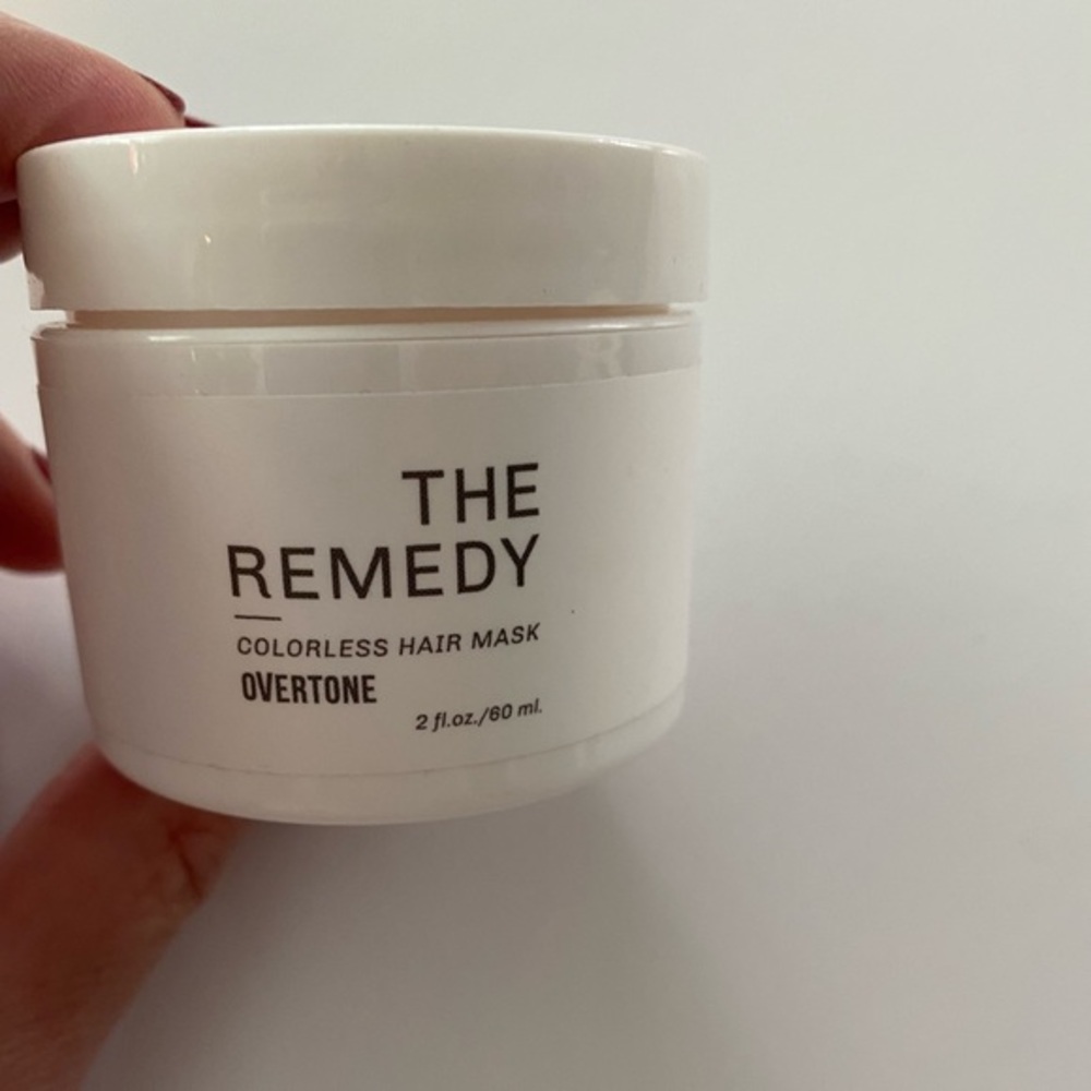 OVERTONE THE REMEDY COLORLESS HAIR MASK 2 FL OZ. BRAND NEW